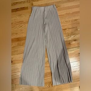Zara Tan Pleated Women's Pants